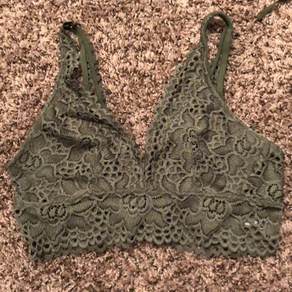 Aerie Olive Bralette size M